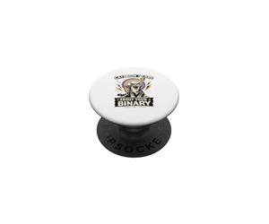 Cats Don't Care About Your Binary | Chat Non Binaire LGBTQ PopSockets PopGrip Adhésif