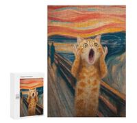 Cat's Emotional Journey -2 Puzzle 1000 Pièces Educa Jouet en Bois Cadeau Unique Décoration Intérieure Jeu Éducatif Challenge Toy Adultes Et Enfants À Partir De 14 Ans 300 PCS