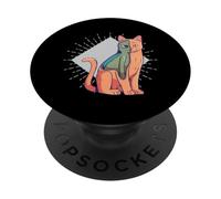 Cats et extraterrestres, Amoureux des Chats PopSockets PopGrip Adhésif