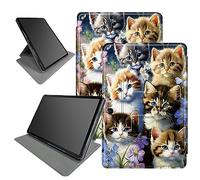 Cats Family Étui pour tablette Microsoft Surface Pro 9 2022 13", rotation à 360 degrés, angles de vue multiples pour Microsoft Surface Pro 9 avec mise en veille/réveil automatique