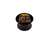 Cats Fight, Space Cats Illustration Graphic Cartoon PopSockets PopGrip Adhésif