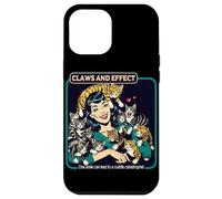 Cats Galore Vintage Griffes et Effet Coque pour iPhone 12 Pro Max