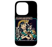 Cats Galore Vintage Griffes et Effet Coque pour iPhone 14 Pro