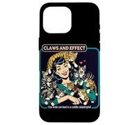 Cats Galore Vintage Griffes et Effet Coque pour iPhone 16 Pro Max