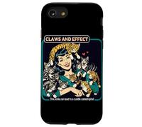 Cats Galore Vintage Griffes et Effet Coque pour iPhone SE (2020) / 7/8
