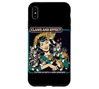 Cats Galore Vintage Griffes et Effet Coque pour iPhone XS Max