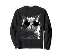 Cats Grunge Style Hipster Lunettes de Soleil British Shorthair Cat Sweatshirt
