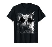 Cats Grunge Style Hipster Lunettes de Soleil British Shorthair Cat T-Shirt