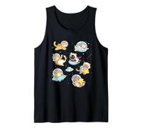 Cats in Space Funny Kitten Astronaut Space Men Women Kids Débardeur
