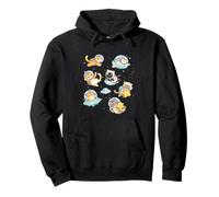 Cats in Space Funny Kitten Astronaut Space Men Women Kids Sweat à Capuche