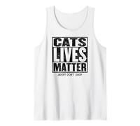 Cats Lives Matter Adopter Un Refuge pour Chatons Adoption Débardeur