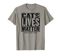 Cats Lives Matter Adopter Un Refuge pour Chatons Adoption T-Shirt