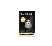 Cat's Love ADULT POULET PUR avec huile de lin & ortie 85gx12