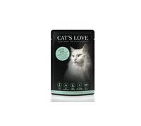Cat's Love ADULT PUTE PUR avec de l'huile de saumon & de la balsamine des Alpes 85gx12