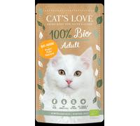 Cat's Love Adulte BIO Poulet 100gx6