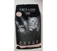 Cat's Love Junior Nourriture sèche pour chats, volaille, 85 % de protéines animales, sans céréales, avec oméga 3 et 6, 2 kg
