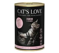 Cat's Love Kitten Aliment humide pour chatons 12 x 400 g sans céréales ni additifs artificiels (12 x 400 g, poulet)