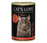 Cat's Love Nourriture humide pour chats 12 x 400 g Sans céréales ni additifs artificiels 12 x 400 g