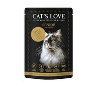 Cat'S Love Nourriture humide pour chats | Variété Enveloppes | 12 x 85 g | (Canard Senior)