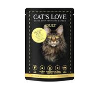 Cat'S Love Nourriture humide pour chats | Variété enveloppes | 12 x 85 g | (poulet)