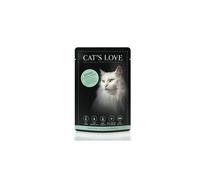 CAT'S LOVE-Sachet repas à la dinde pour chat - 85 gr