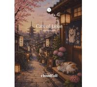 Cats of Japan: Adult Coloring Book