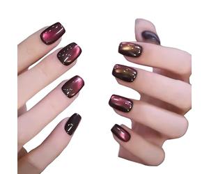 Cats Rapides Et Élégants Ongles Courts De Clous Courts Régiment 30pcs Presser Sur Les Couvertures Complètes Fausses Pour Les Conseils L'ongle La Fête Ou La Fête Quotidienne