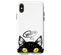 Cats Rule The World, Cool Funny Cats Graphic Cool Designs Coque pour iPhone X/XS