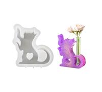 Cats Silicone Resin Molds for Hydroponic Plant Vase Small Flower Pots Crafting Moulds Epoxy Handmade Crafting Epoxy