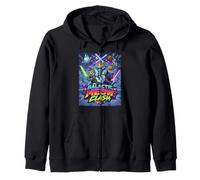 Cats Space Clash, Space Cats Illustration Graphic Cartoon Sweat à Capuche