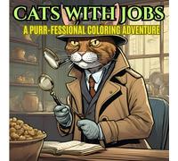 CATS WITH JOBS:A PURR-FESSIONAL COLORING ADVENTURE: Color Your Way Through the 9-to-5 Lives of Working Cats