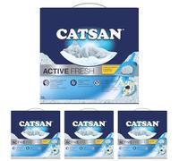 Catsan Active Fresh - Litière Minérale Agglomérante pour Chat 5 L (Lot de 4)