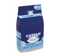 CATSAN Hygiène Plus Chat Litière 20L Non Agglomérant Naturel Triple Odeur