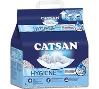 Catsan Hygiene Plus - Litière Hygiénique Blanche avec Protection Minérale Extra - 1 x 9 L
