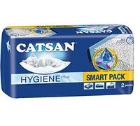 CATSAN Hygiene Plus Litière pour Chat Adulte et Chaton Non agglomérante - avec Doublure - 2 Sacs de 4 l - Smart Pack x 2 incrustations