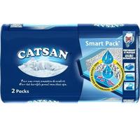 CATSAN Hygiene Plus Litière pour Chat Adulte et Chaton Non agglomérante - avec Doublure - 2 Sacs de 4 l - Smart Pack x 2 incrustations