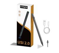 Catsights USI 2.0 Stylet pour tablette USI 2.0 Stylet avec 4 096 niveaux de sensibilité à la pression Compatible avec Chromebooks et tablettes Lenovo, Acer, HP et Asus Type-C Corps en aluminium
