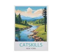 Catskills, New York，1000 Pièces Puzzle pour Adultes Enfants Adolescents, Intelligence Soulagement du Stress Divertissement Papier Jouets Bricolage Anniversaire（50x70cm）-U27