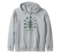 Catskills NY Arbre de Montagne Camping Randonnée Sweat à Capuche