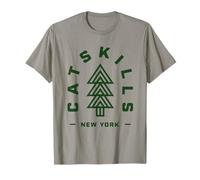 Catskills NY Arbre de montagne Camping Randonnée T-Shirt
