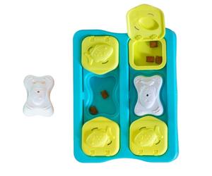 Catstages Kitty Cube Puzzle interactif pour Chat Bleu