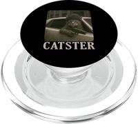 Catster Gangster Cat Meme Funny Cats Gang Humor PopSockets PopGrip pour MagSafe
