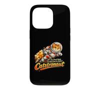 Catstronaute Illustration drôle d'astronaute de Chat Spatial Coque pour iPhone 13 Pro