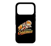 Catstronaute Illustration drôle d'astronaute de Chat Spatial Coque pour iPhone 17 Pro