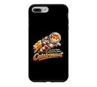 Catstronaute Illustration drôle d'astronaute de Chat Spatial Coque pour iPhone 7 Plus/8 Plus
