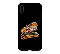 Catstronaute Illustration drôle d'astronaute de Chat Spatial Coque pour iPhone XS Max