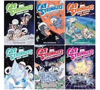 CatStronauts Series 6 Books Set - Mission Moon, Race to Mars, Space Station Situation, Robot Rescue, Slapdash Science, Digital Disaster