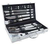 CATTARA 13103 Lot de 18 ustensiles de barbecue dans un coffret en aluminium