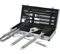 Cattara 13105 - Set d'outils pour grillades 11 pcs ALU case