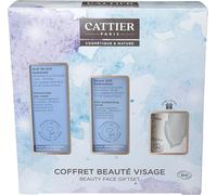 Cattier - Coffret Beauté Visage - Soin de Jour, Sérum et Gommage - 130ml